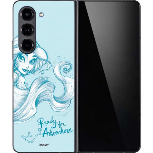 Disney Princess Jasmine Ready for Adventure Art Galaxy Z Fold5 5G Skin